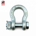 High strength g2130 stainless steel bow shackle